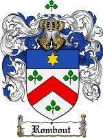 Rombout coat of arms family crest download