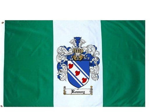 Romny family crest coat of arms flag