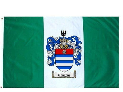 Rongone family crest coat of arms flag