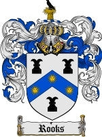 Rooks coat of arms family crest download
