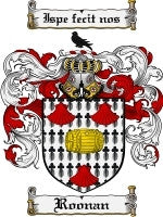 Roonan coat of arms family crest download