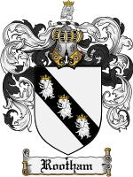 Rootham coat of arms family crest download