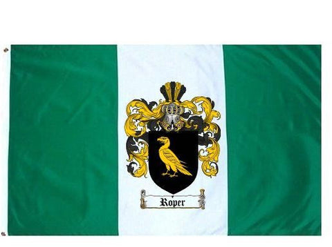 Roper family crest coat of arms flag
