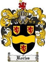 Rorles coat of arms family crest download