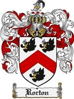 Rorton coat of arms family crest download