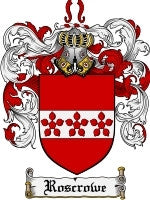 Roscrowe coat of arms family crest download