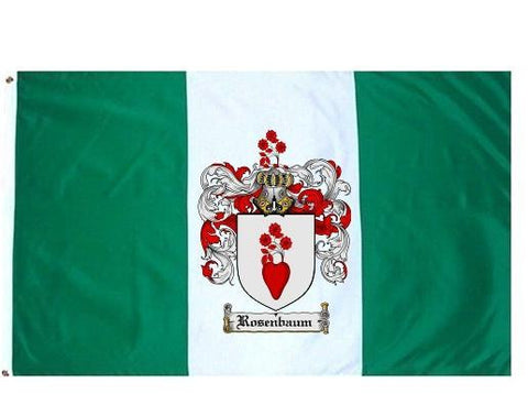 Rosenbaum family crest coat of arms flag