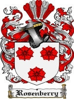 Rosenberry coat of arms family crest download