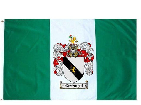 Rosenthal family crest coat of arms flag