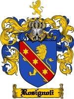 Rosignoli coat of arms family crest download