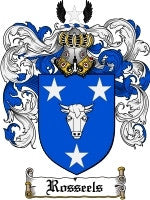 Rosseels coat of arms family crest download