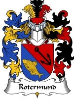 Rotermund coat of arms family crest download