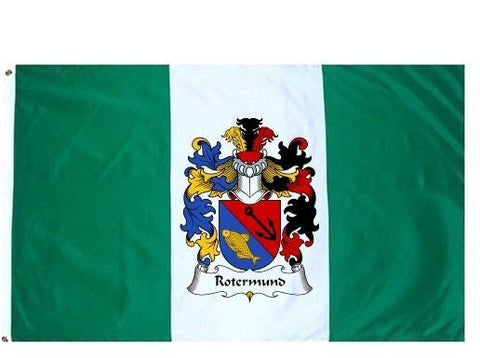 Rotermund family crest coat of arms flag