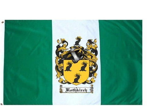 Rothkirch family crest coat of arms flag