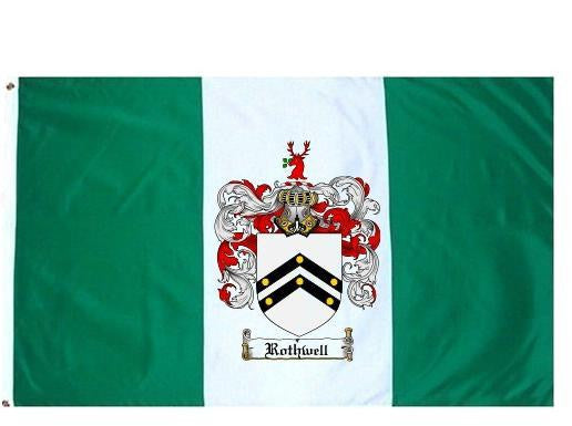 Rothwell Coat of Arms Flag / Family Crest Flag – Family Crests / Coat ...