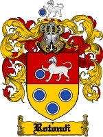 Rotondi coat of arms family crest download
