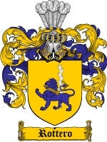 Rottero coat of arms family crest download