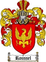 Roussel coat of arms family crest download