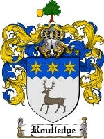 Routledge coat of arms family crest download