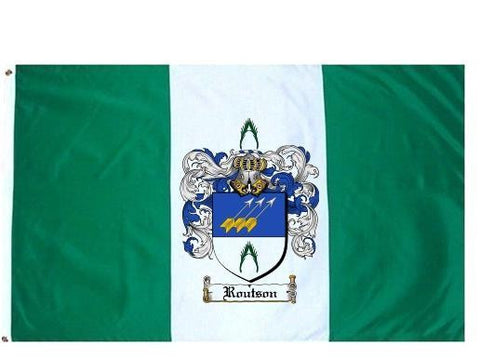 Routson family crest coat of arms flag