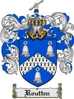Routten coat of arms family crest download