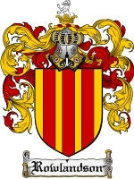 Rowlandson coat of arms family crest download