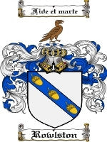 Rowlston coat of arms family crest download