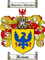 Rowse coat of arms family crest download