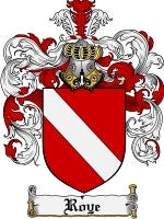Roye coat of arms family crest download