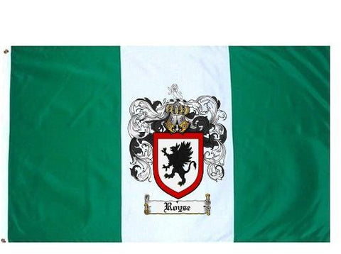 Royse family crest coat of arms flag
