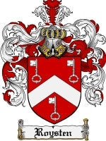 Roysten coat of arms family crest download