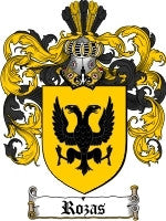 Rozas coat of arms family crest download