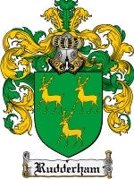 Rudderham coat of arms family crest download