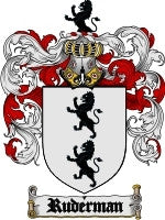 Ruderman family crest coat of arms emailed to you within 24 hours ...