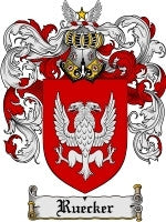 Ruecker coat of arms family crest download