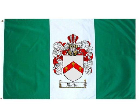 Ruffin family crest coat of arms flag