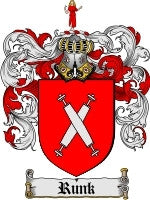 Runk coat of arms family crest download