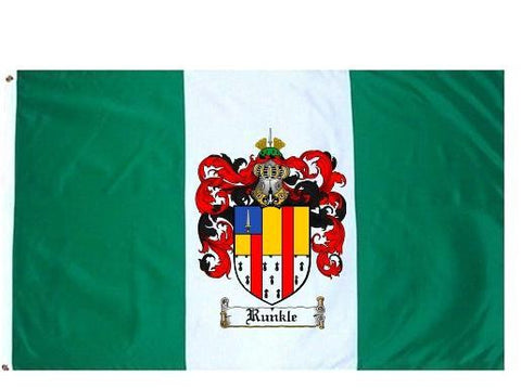 Runkle family crest coat of arms flag