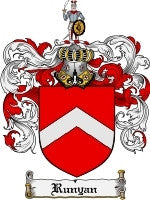 Runyan coat of arms family crest download