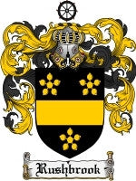 Rushbrook coat of arms family crest download