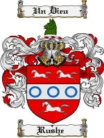 Rushe coat of arms family crest download