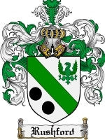 Rushford coat of arms family crest download