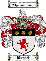 Russel coat of arms family crest download