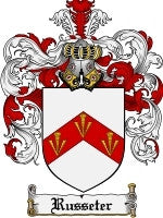 Russeter coat of arms family crest download