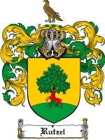 Rutzel coat of arms family crest download