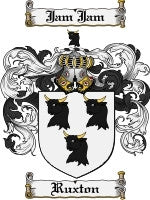 Ruxton coat of arms family crest download