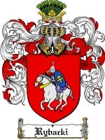Rybacki coat of arms family crest download