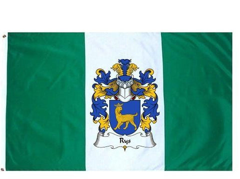 Rys family crest coat of arms flag