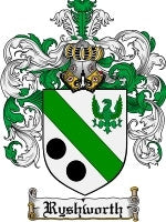 Ryshworth coat of arms family crest download