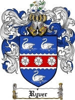Ryver coat of arms family crest download